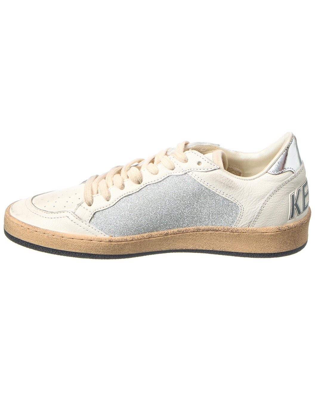 Golden Goose Ballstar Glitter & Leather Sneaker - 2