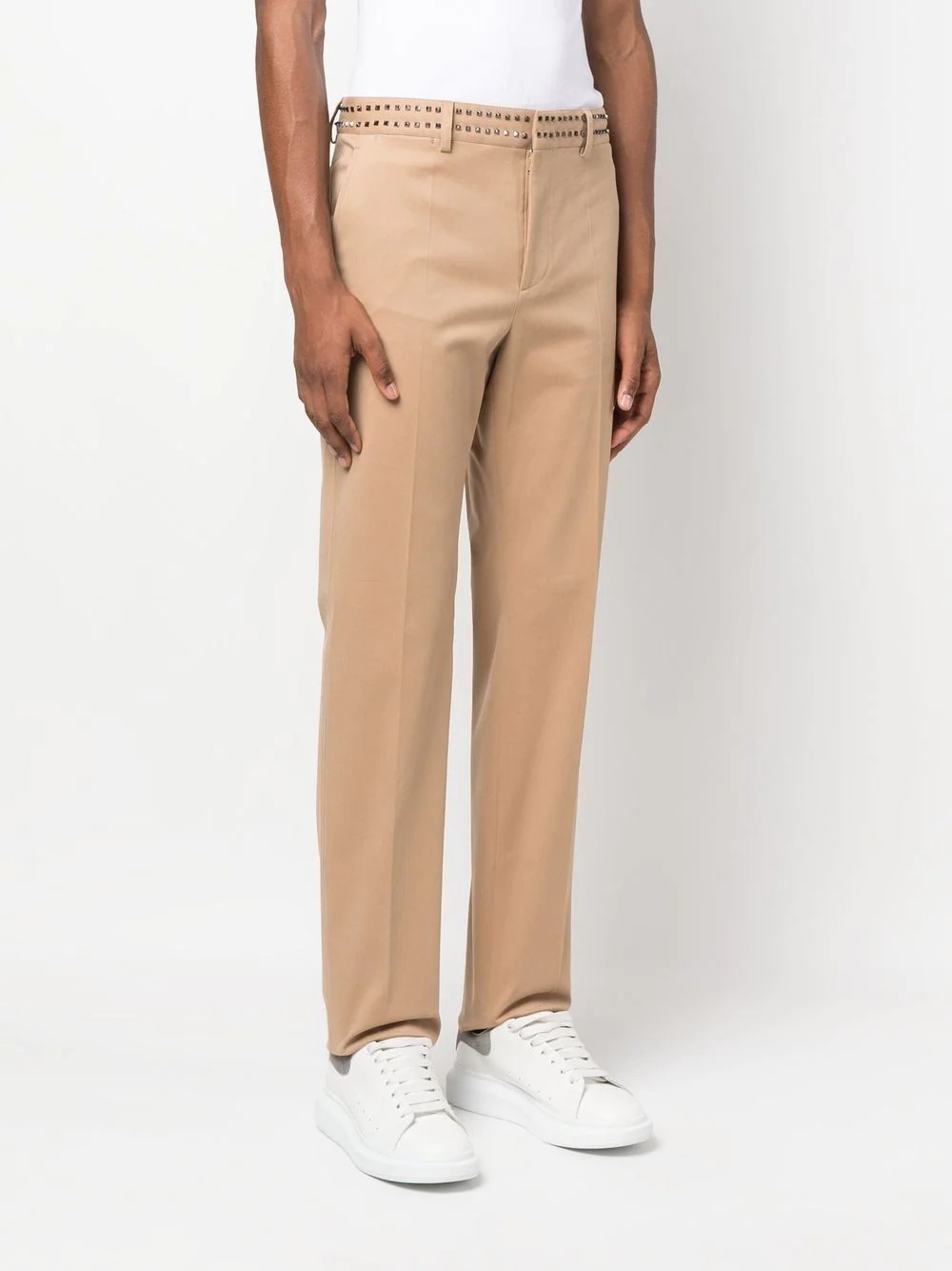 Rockstud-embellished tailored trousers - 3