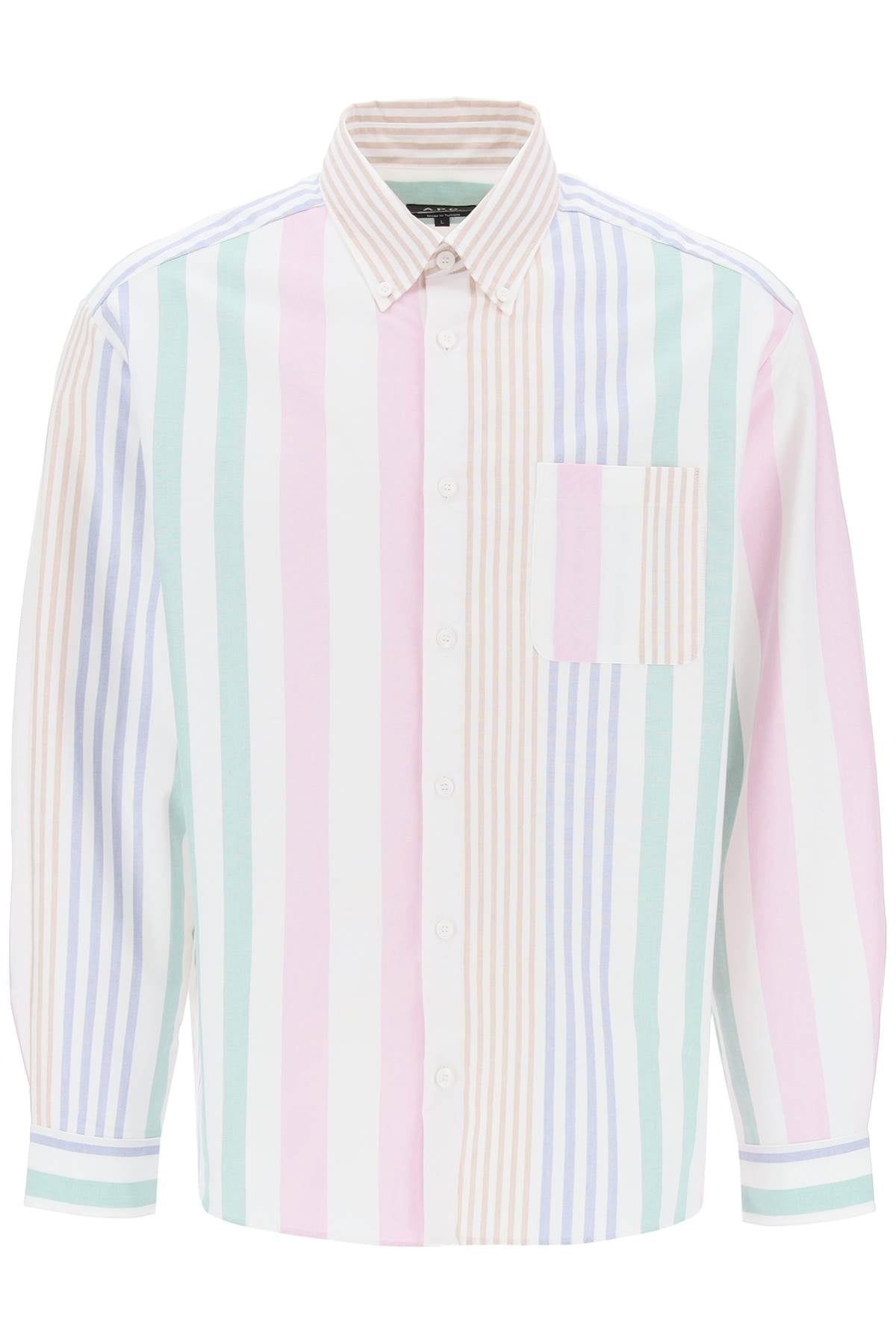 Mateo Striped Oxford Shirt - 1