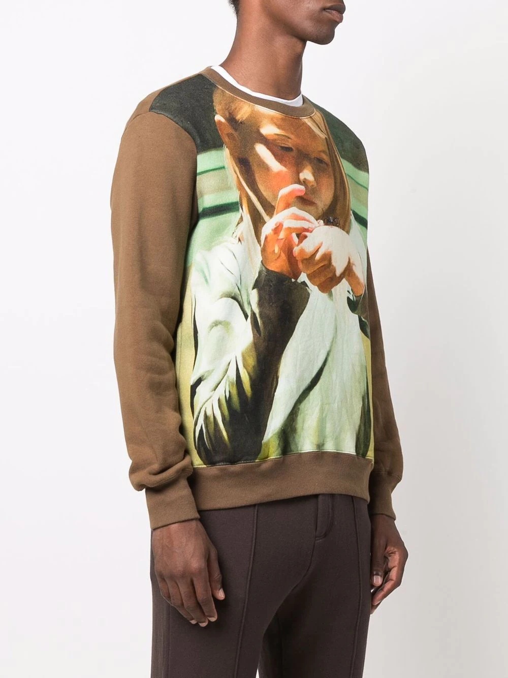 illustration-print sweatshirt - 3