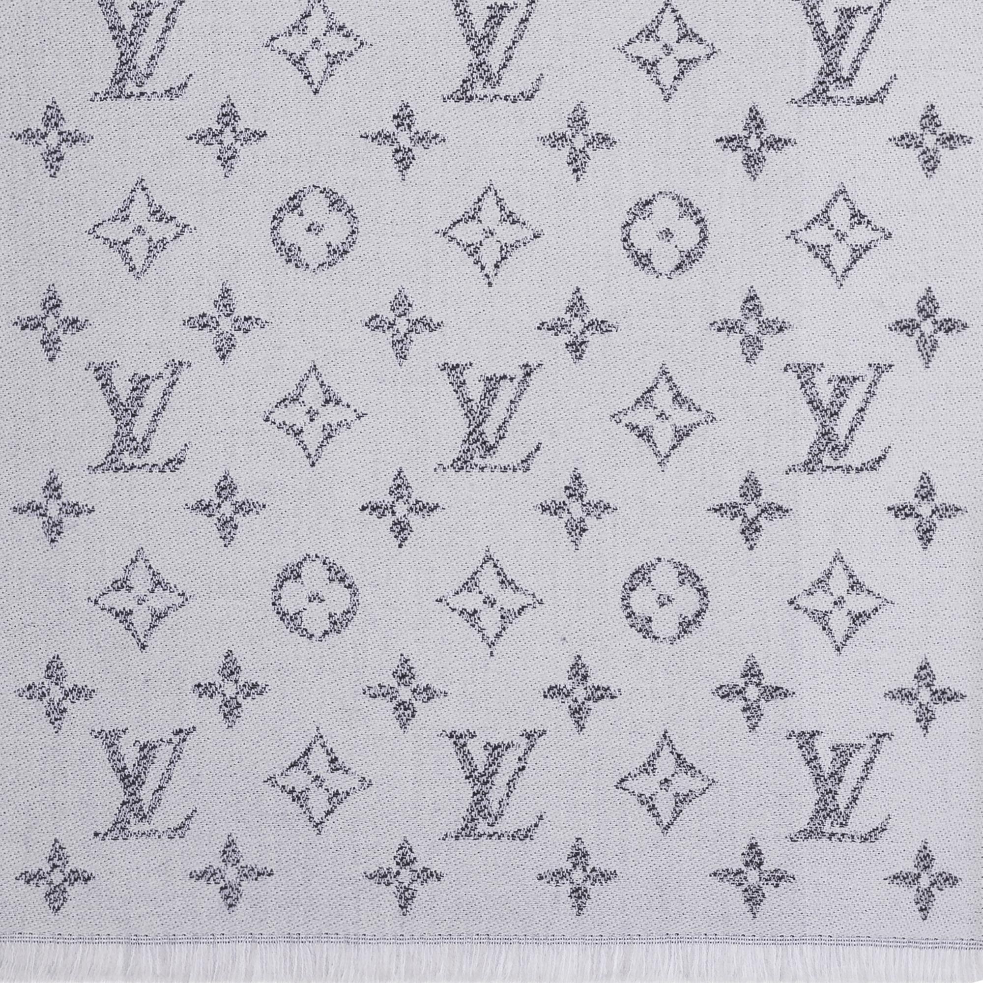 Monogram Denim Scarf 2