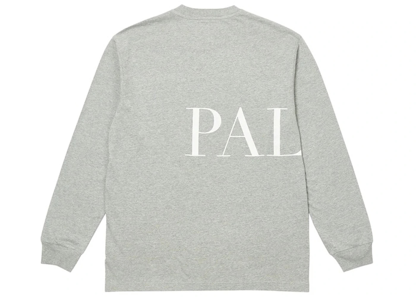 Palace CK1 Longsleeve Grey Heather - 2