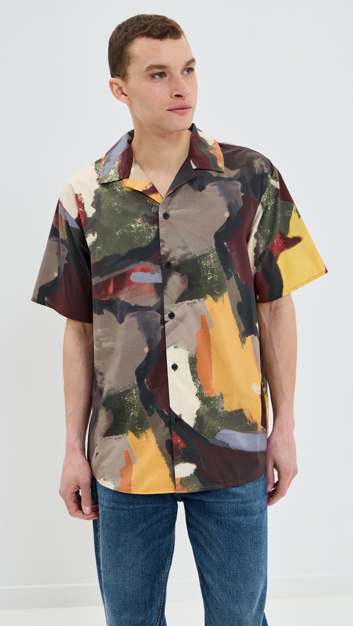 Short Sleeve Printed Shirt - 2