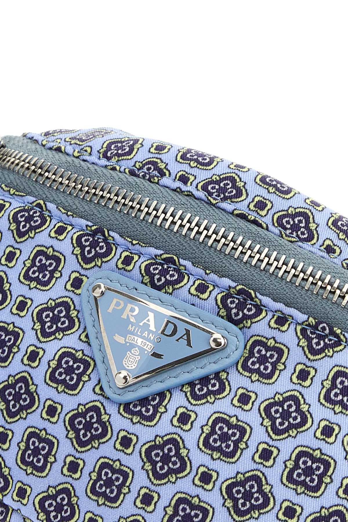 Prada Men Printed Nylon Wrist Pouch - 3