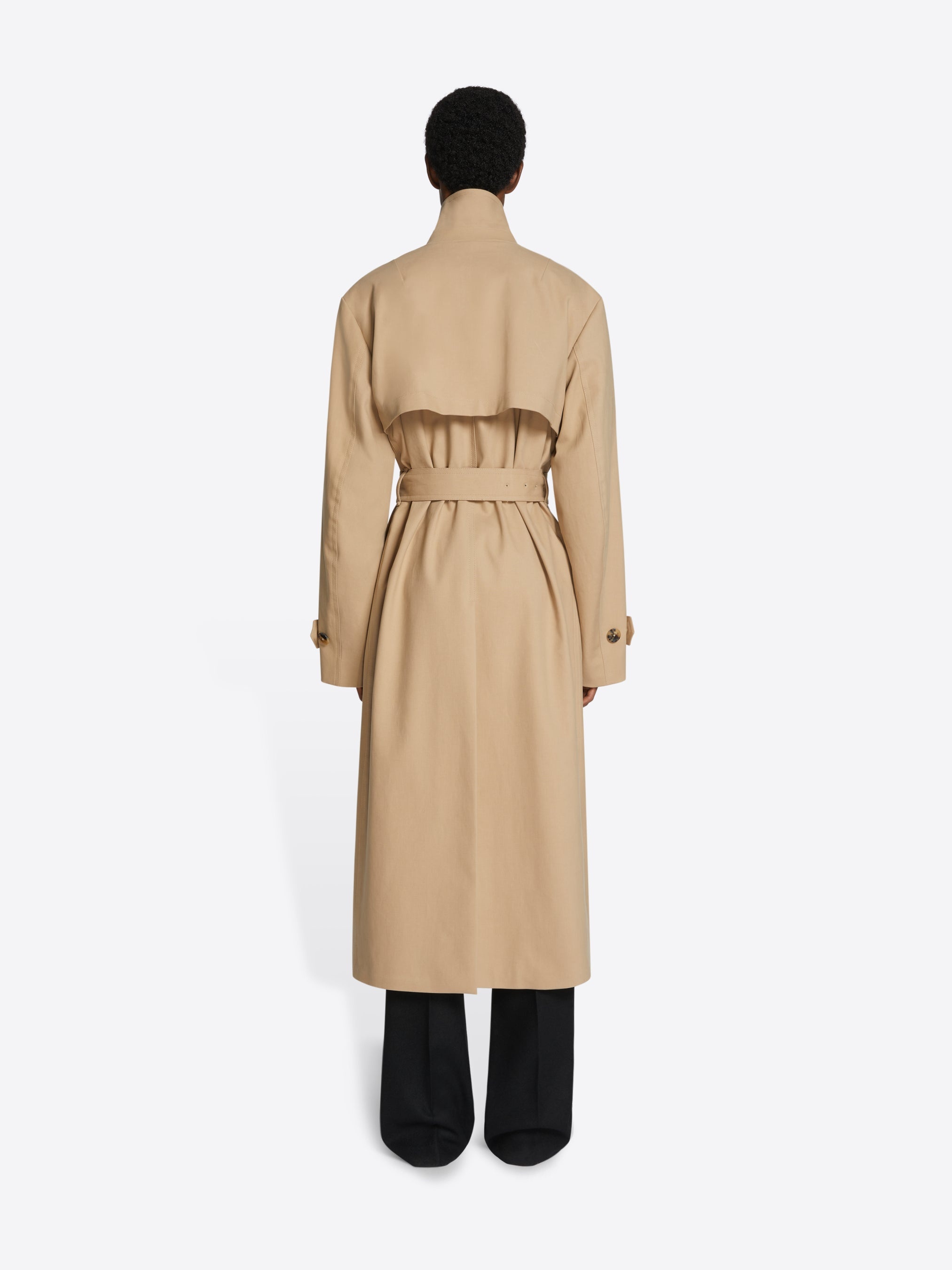 COTTON TRENCH COAT - 4