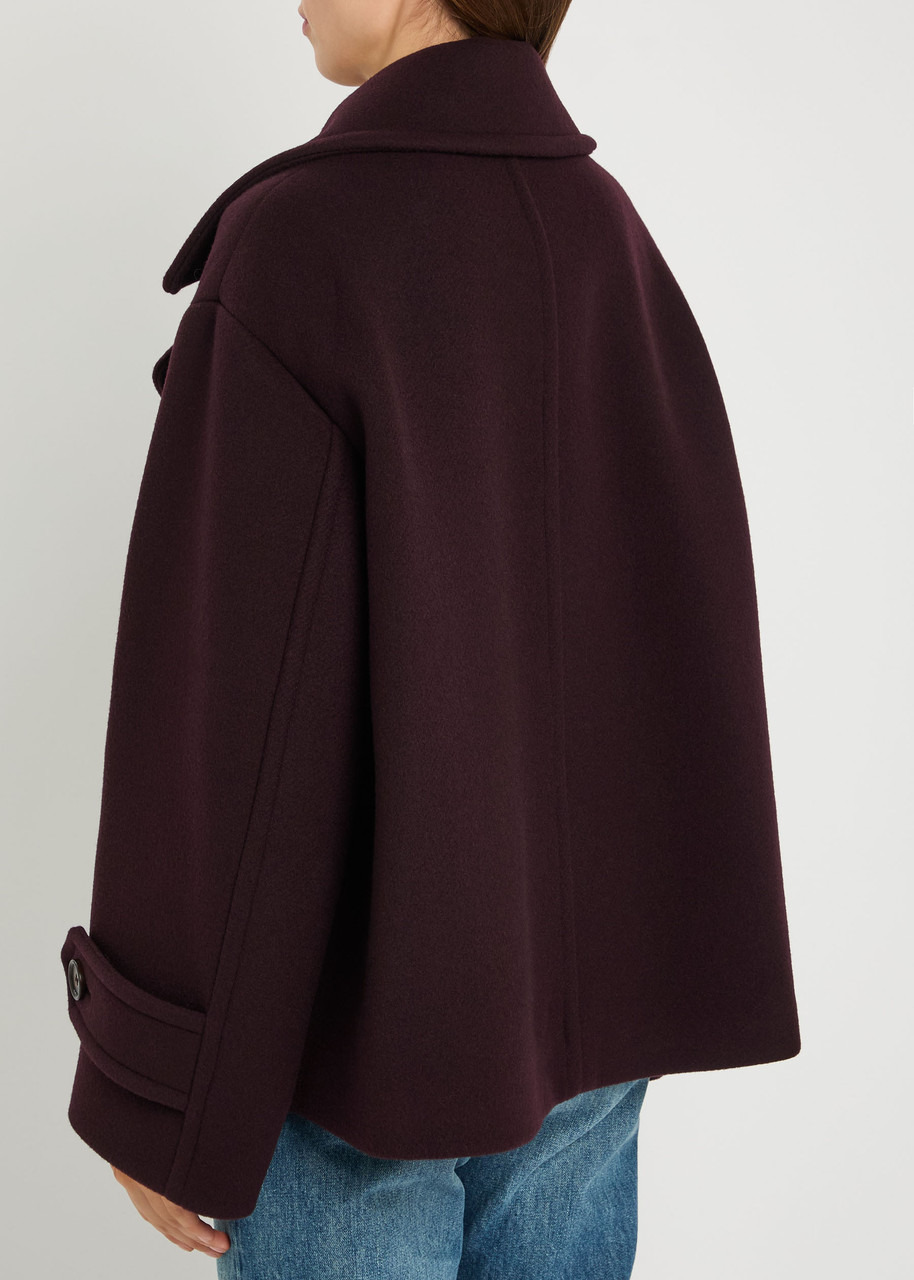 Chloe Double-breasted Wool-blend Jacket - 3
