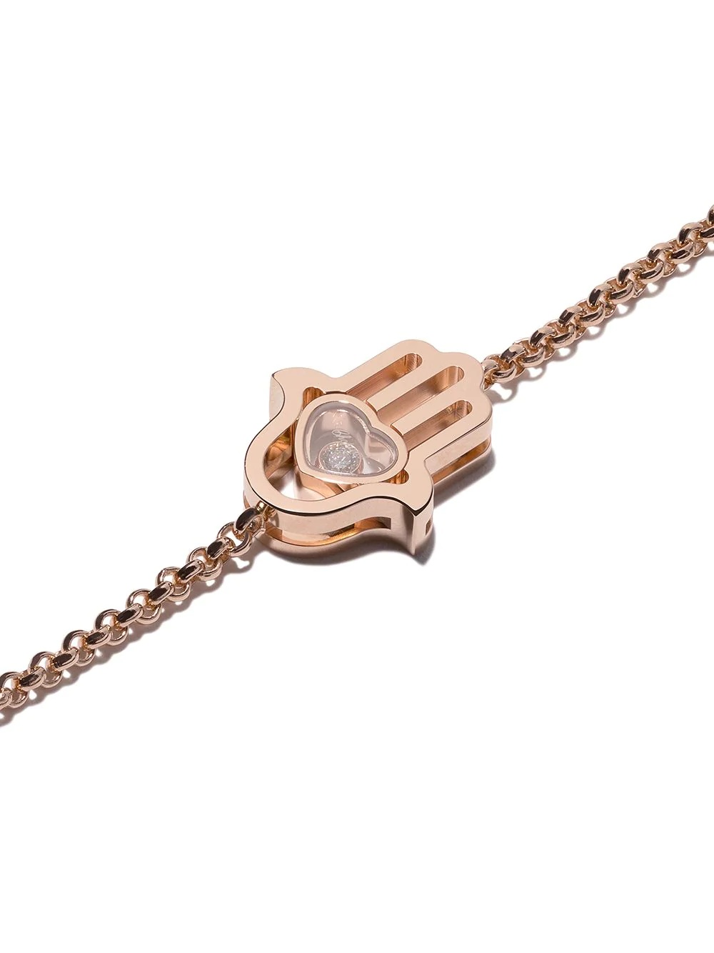 18kt rose gold Good Luck Charms diamond bracelet - 3