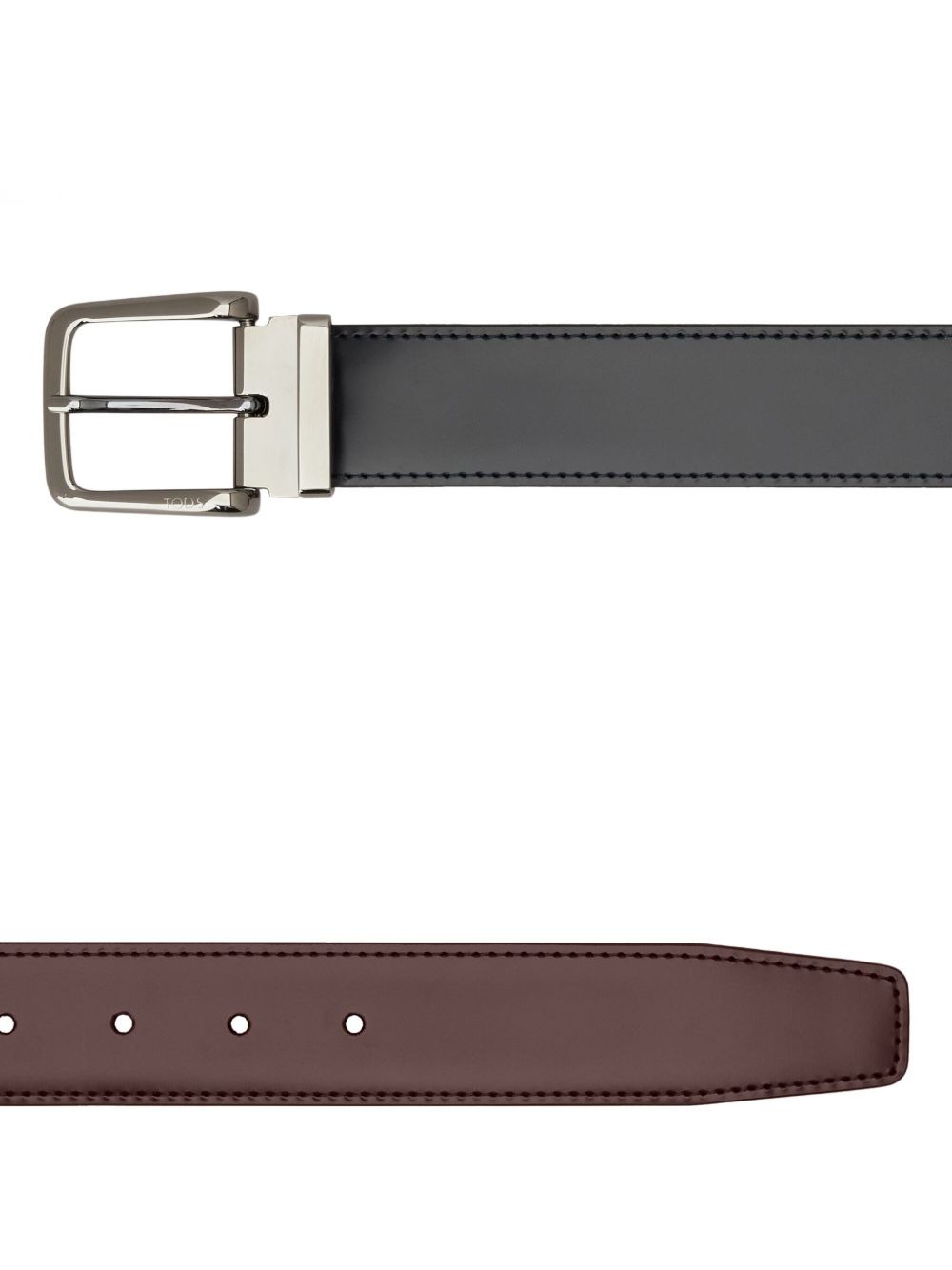 reversible leather belt - 2