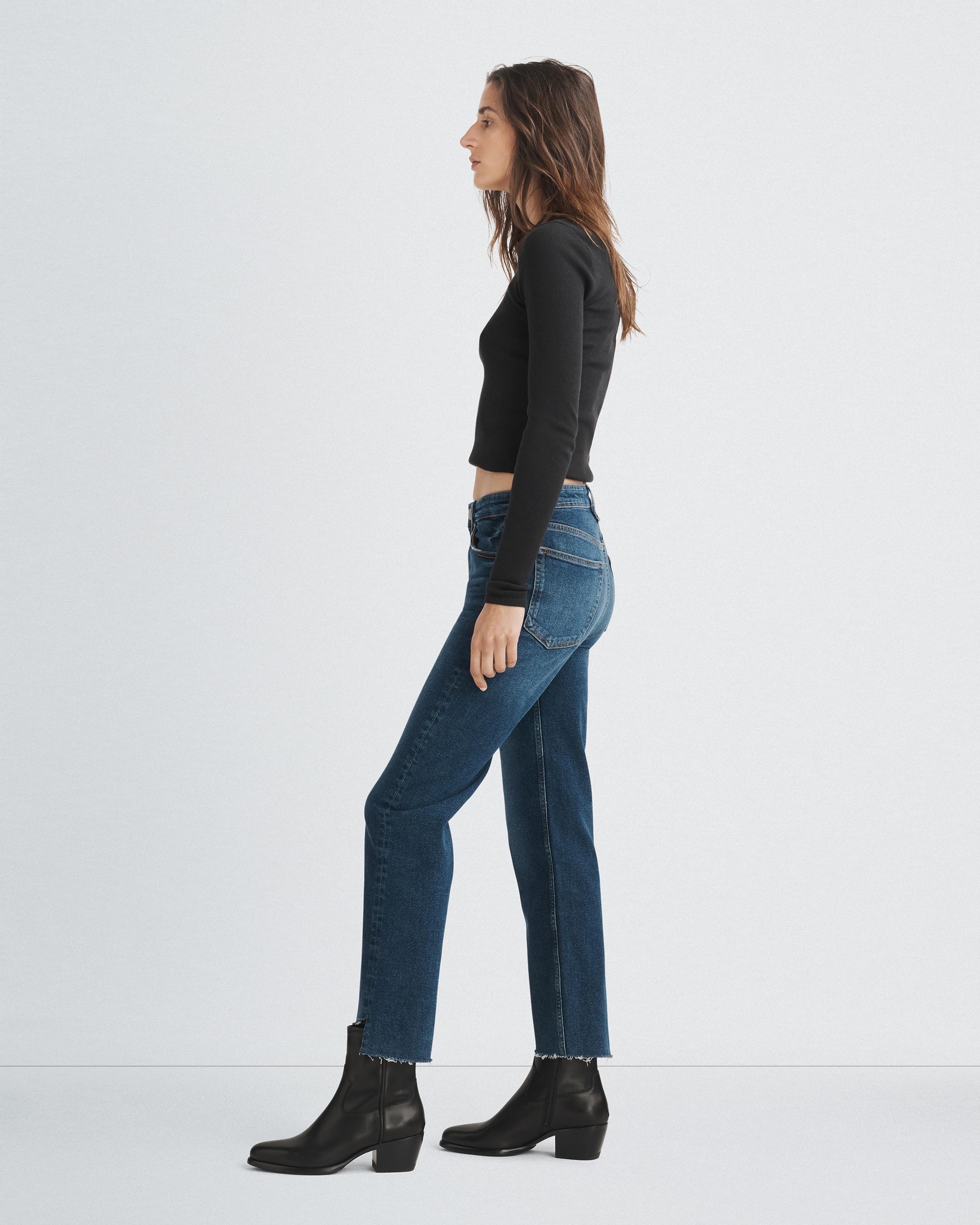 Harlow Ankle Straight - Marine
Mid-Rise Vintage Stretch Jean - 4