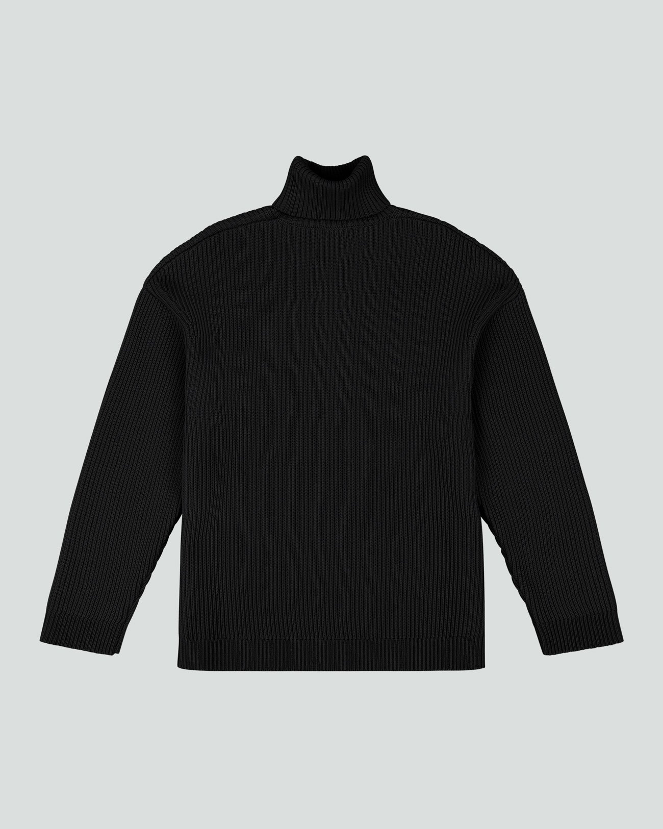 CHUNKY TURTLENECK BLACK - 2