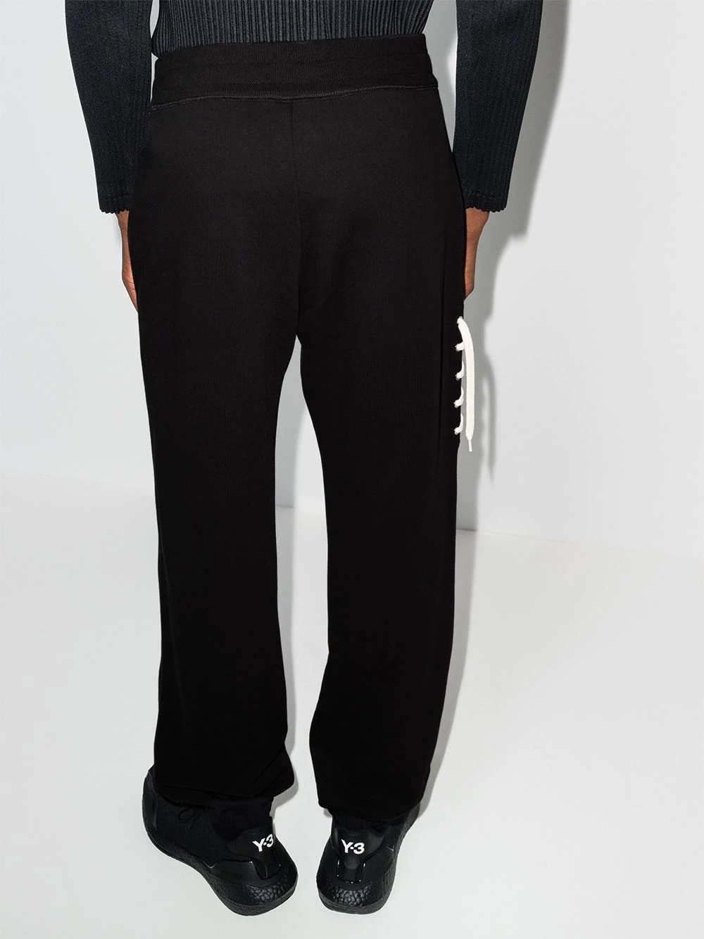 lace-up detail track pants - 3