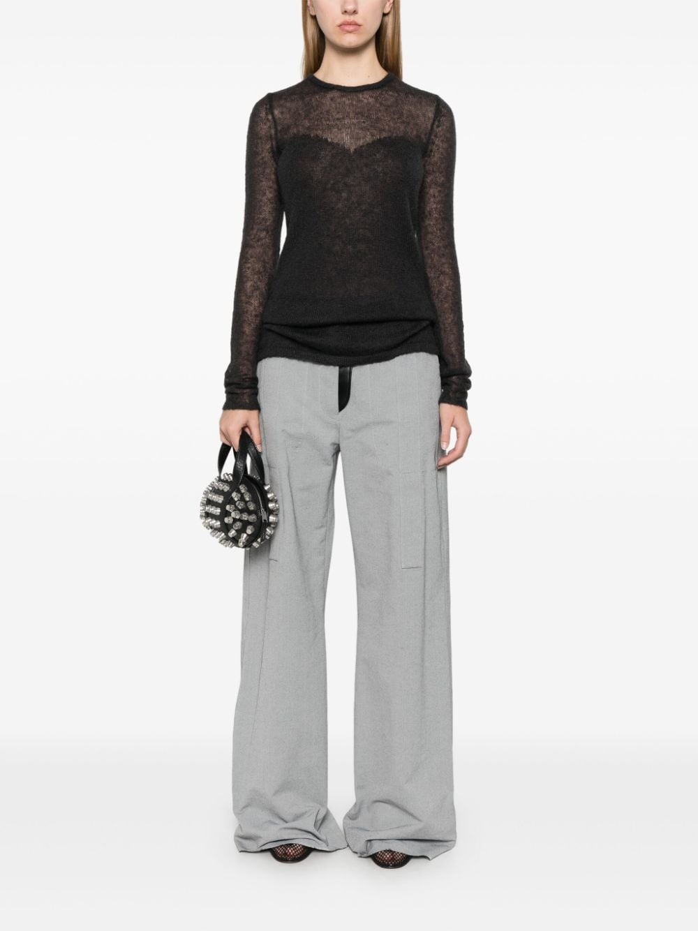 brushed-finish sweater - 2