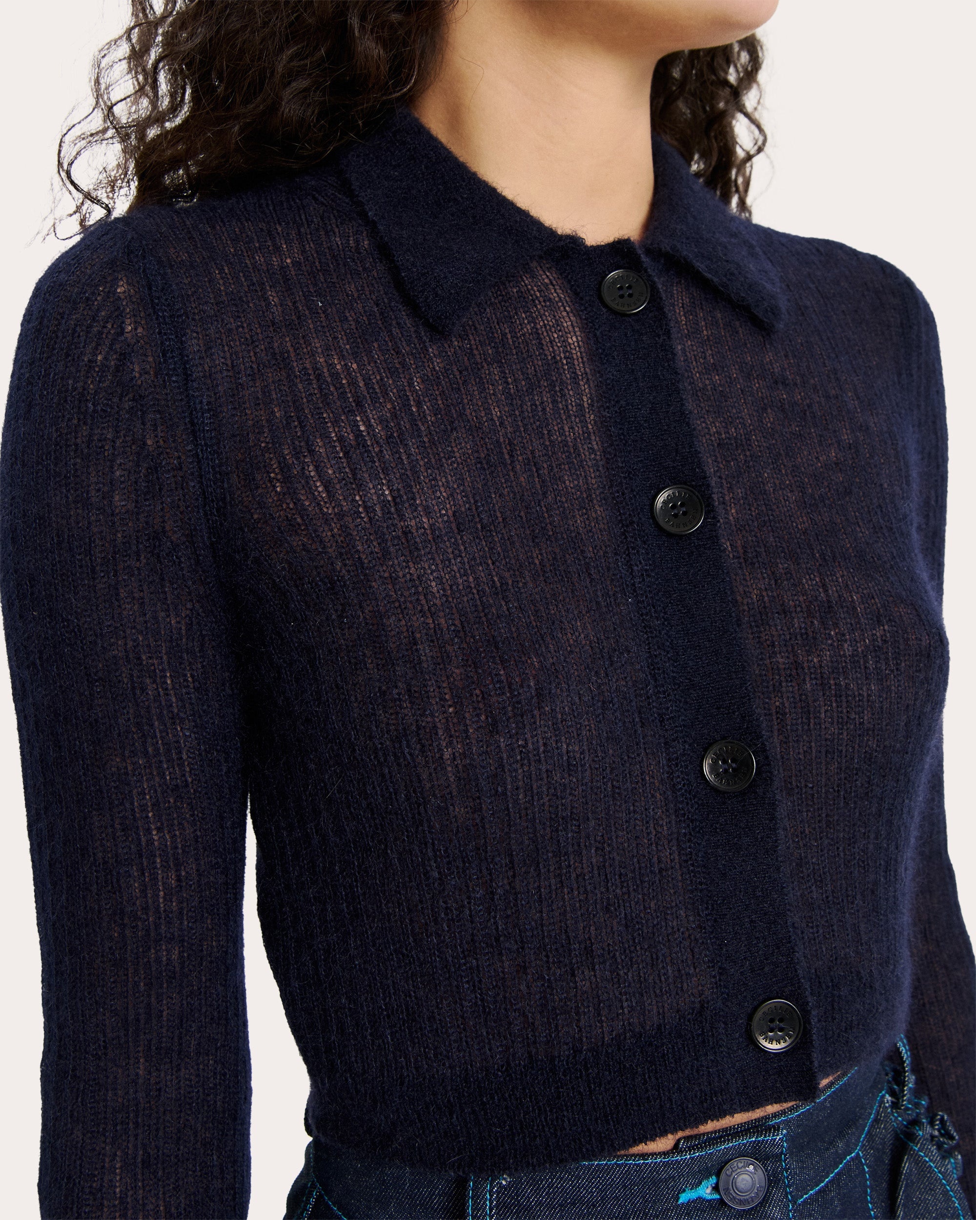 Jacqueline Ribbed Alpaca-Blend Cardigan - 2