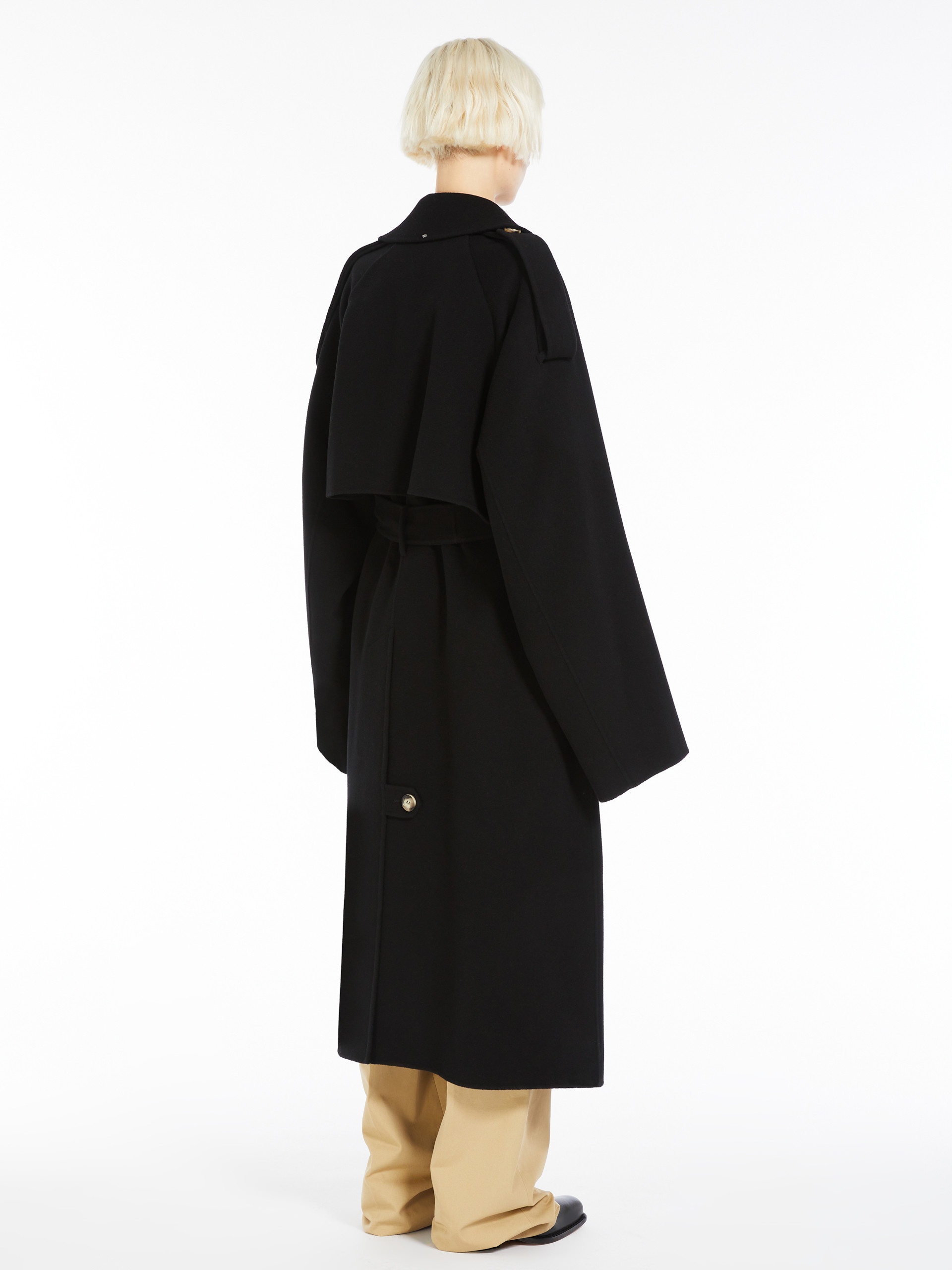 FIORE Double-faced wool trench coat - 4