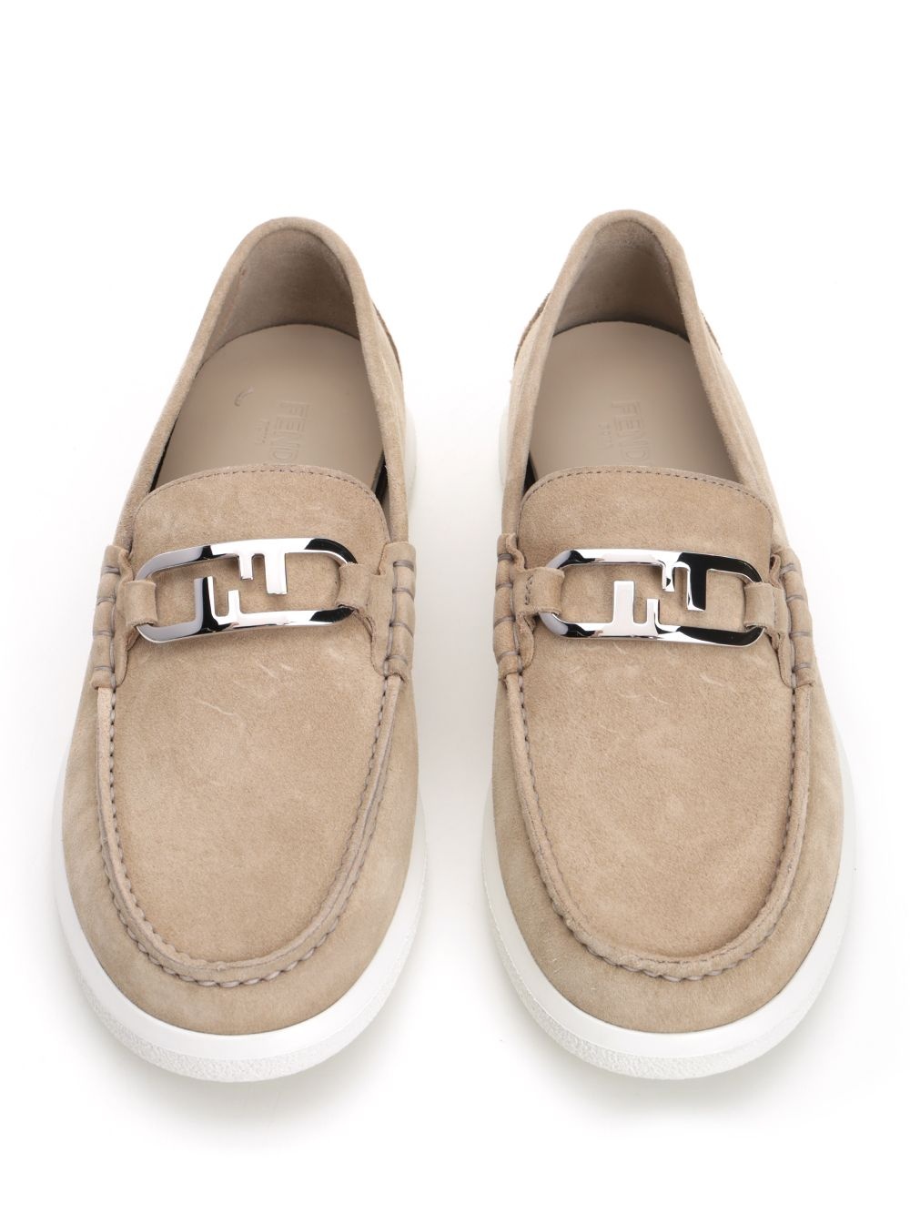 O Lace-Up Shoes Beige - 5