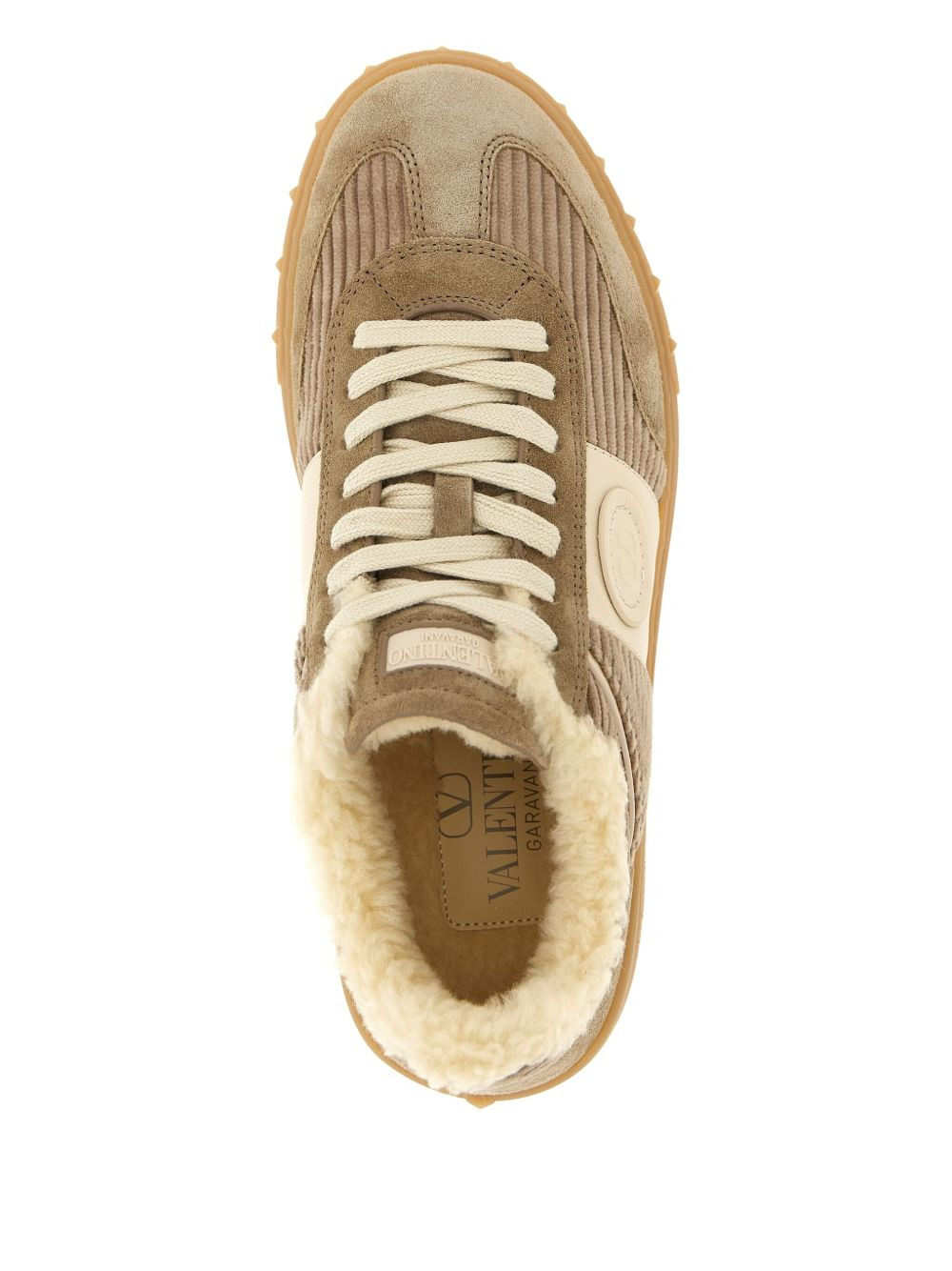 Upvillage ribbed-velvet sneakers - 4