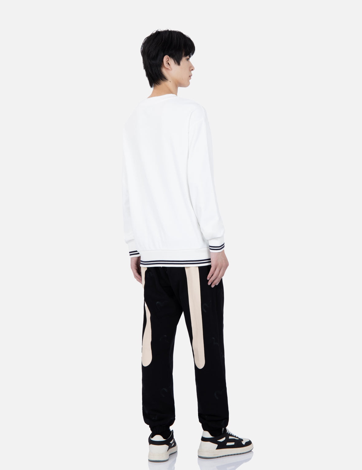 ALLOVER SEAGULL WITH DAICOCK PRINT SWEATPANTS - 3