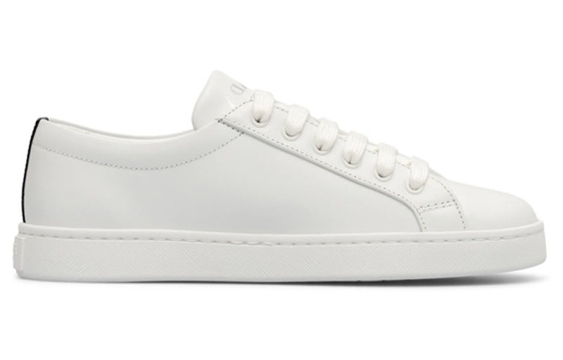 Prada (WMNS) PRADA Leather Sneakers 'White' 1E941M_3F0E_F0964 outlook
