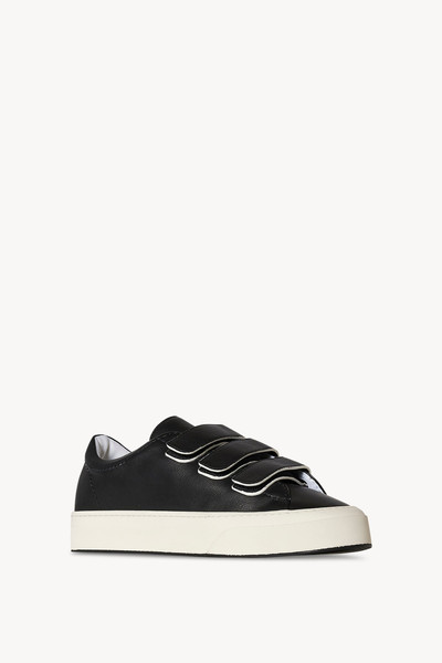 The Row Dean Strappy Sneaker in Suede outlook