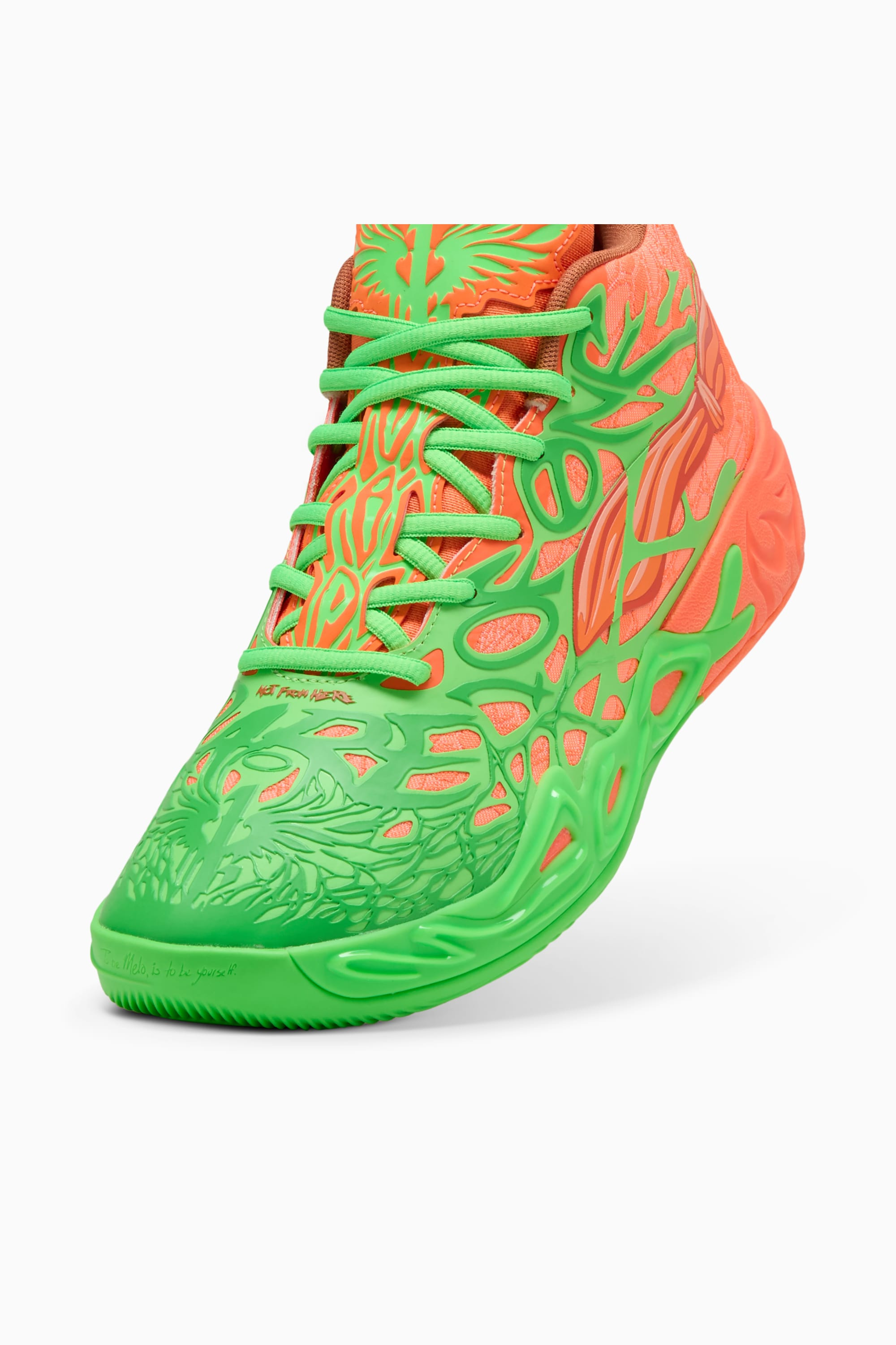 PUMA x LAMELO BALL x TMNT Leonardo &amp; Michelangelo MB.04 Men's Basketball Shoes - 5