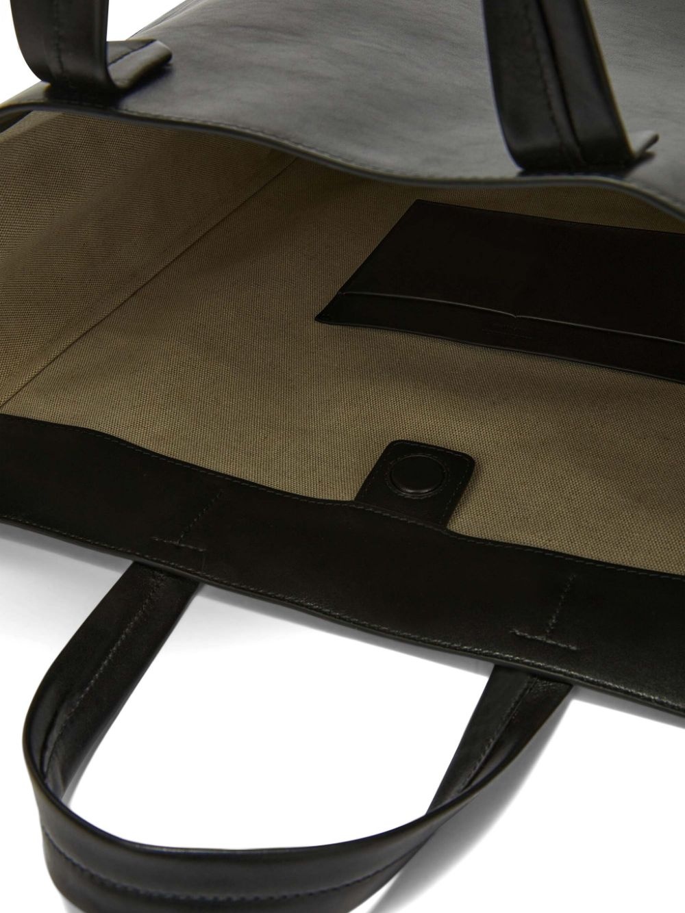 large leather tote bag - 4
