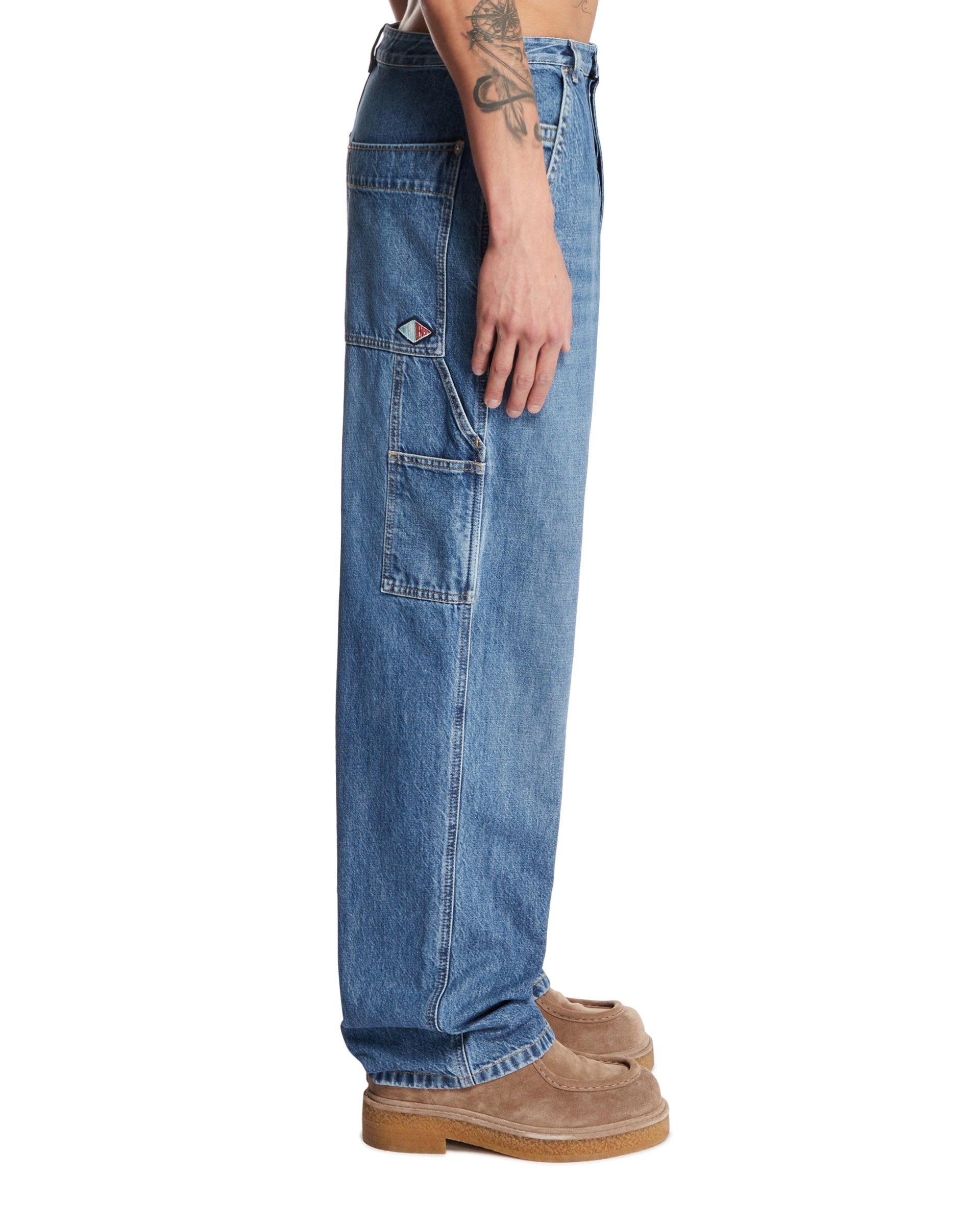 Vintage Indigo Cargo Jeans - 5