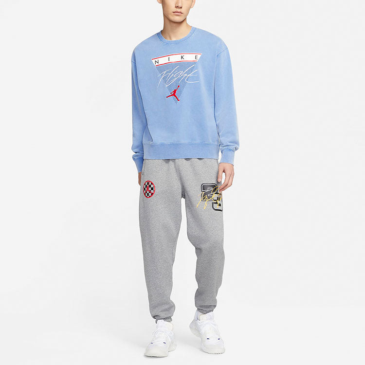 Air Jordan Flight MENS Casual Sports Crew-neck Blue CZ6096-403 - 5