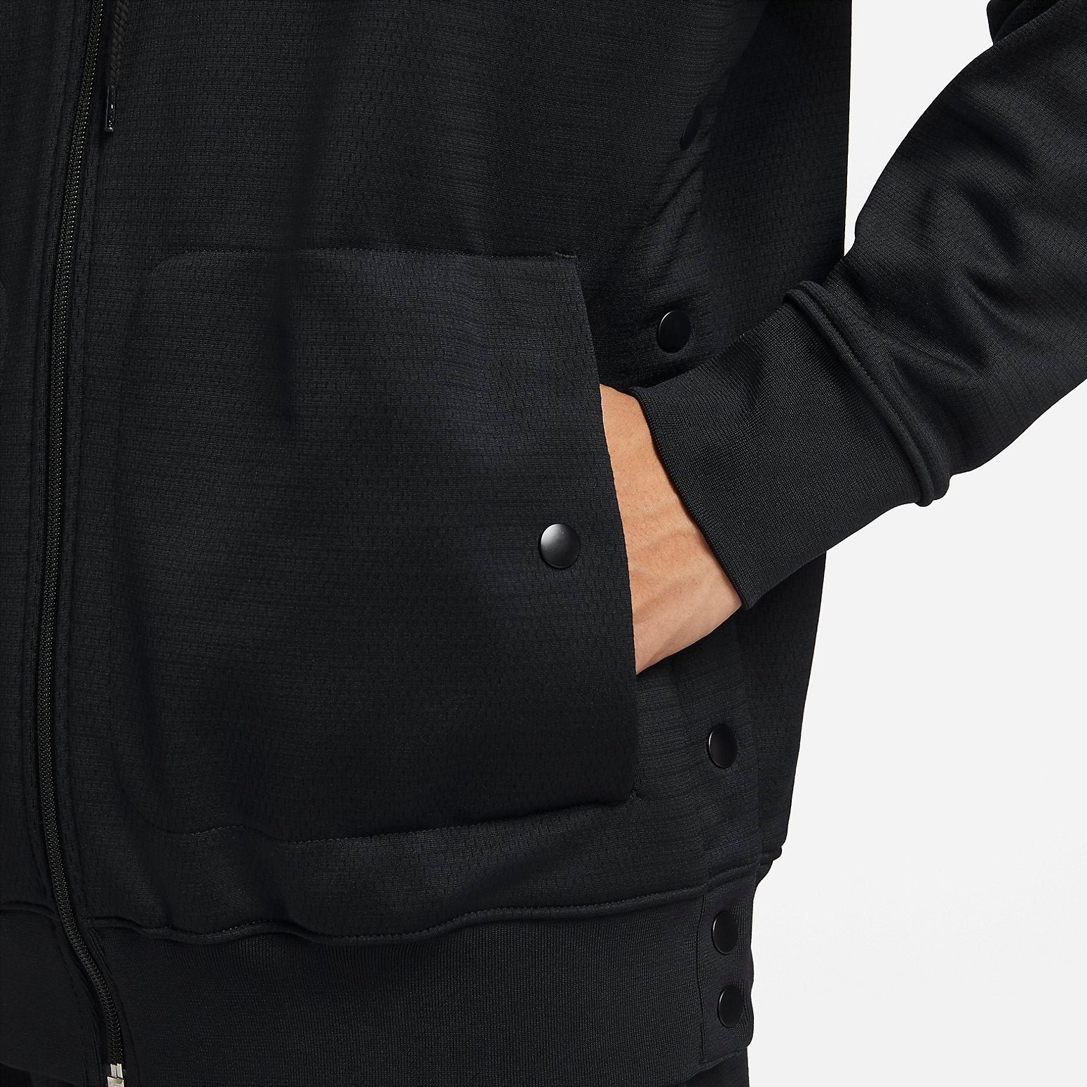 Nike Logo Therma-FIT Full-Zip Jacket 'Black' FB7116-010 - 3