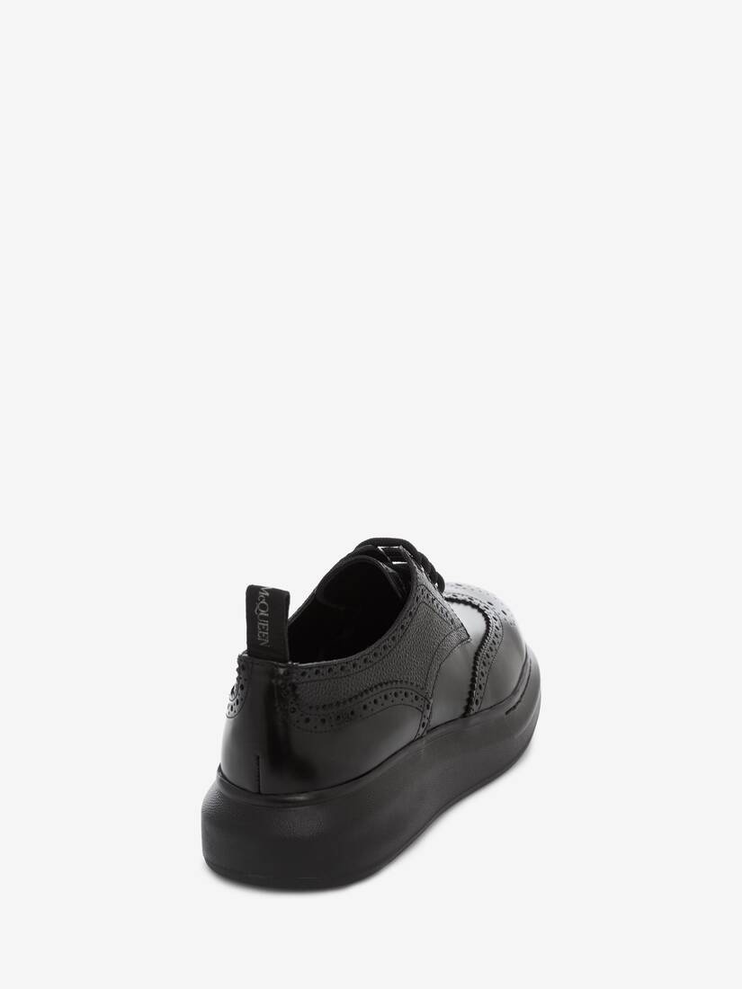 Men's Hybrid Lace Up in Black - 3
