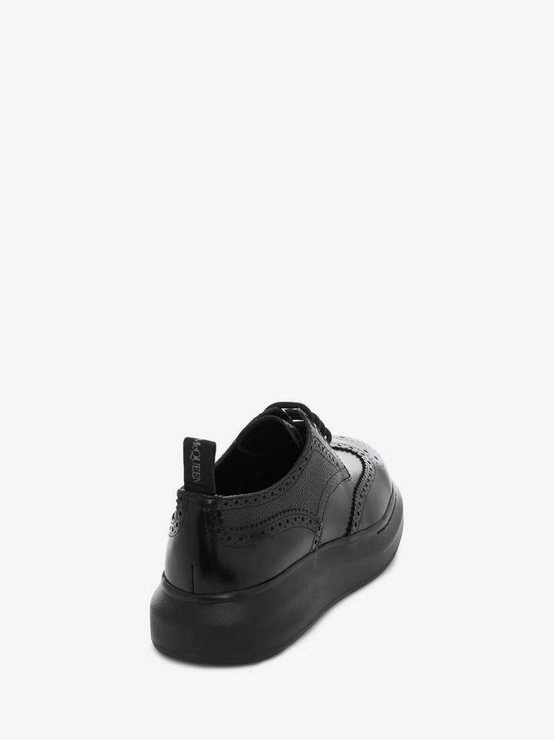 Alexander McQueen Men's Hybrid Lace Up in Black outlook