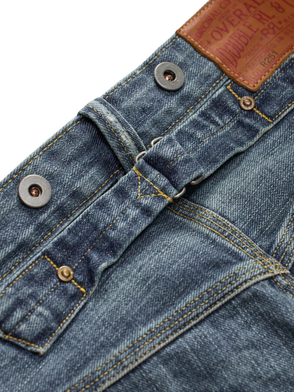 distressed straight-leg jeans - 6