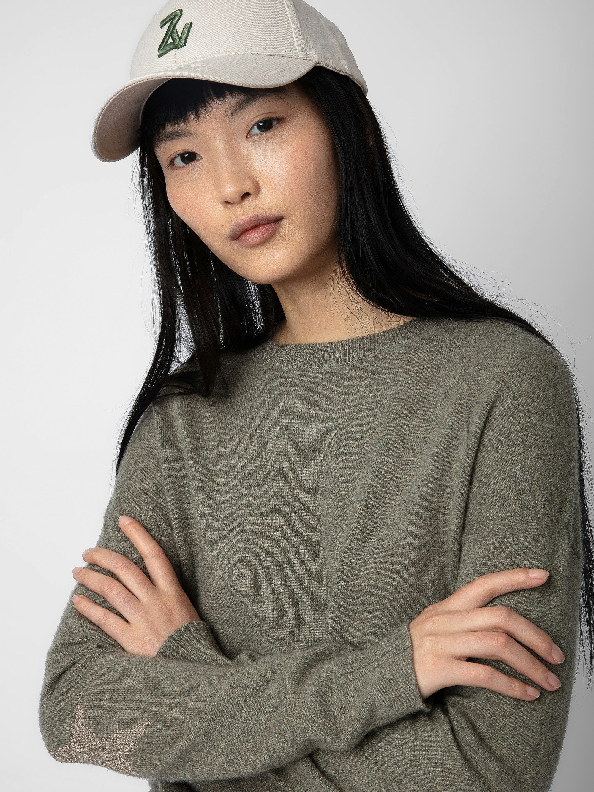 Cici Patch Cashmere Sweater - 4