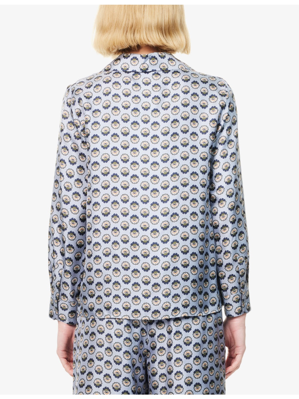 Oncia Graphic-Print Silk Shirt - 4