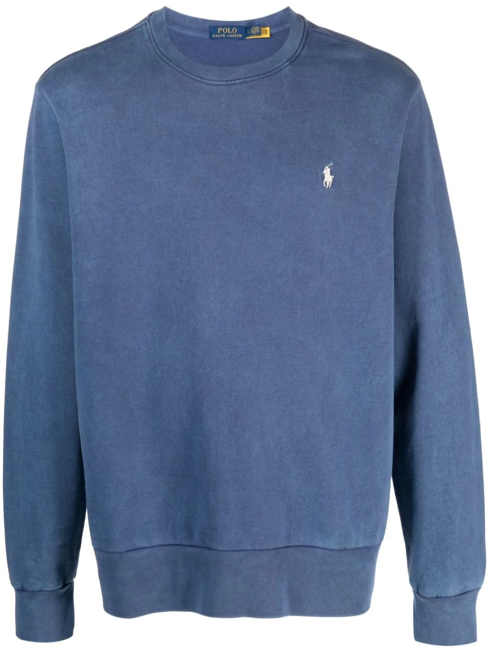 logo-embroidered cotton sweatshirt - 1