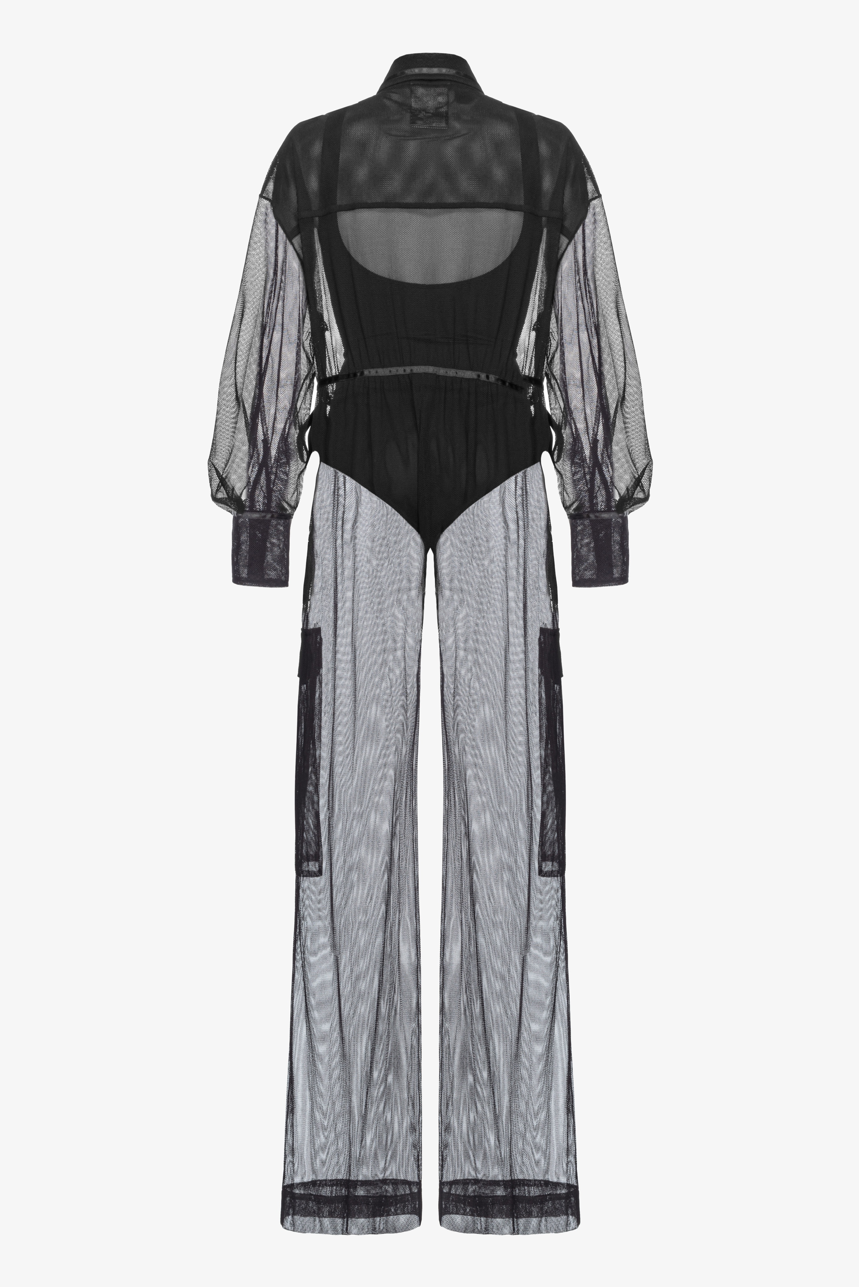 PINKO REIMAGINE TULLE CARGO JUMPSUIT BY PATRICK MCDOWELL - 5