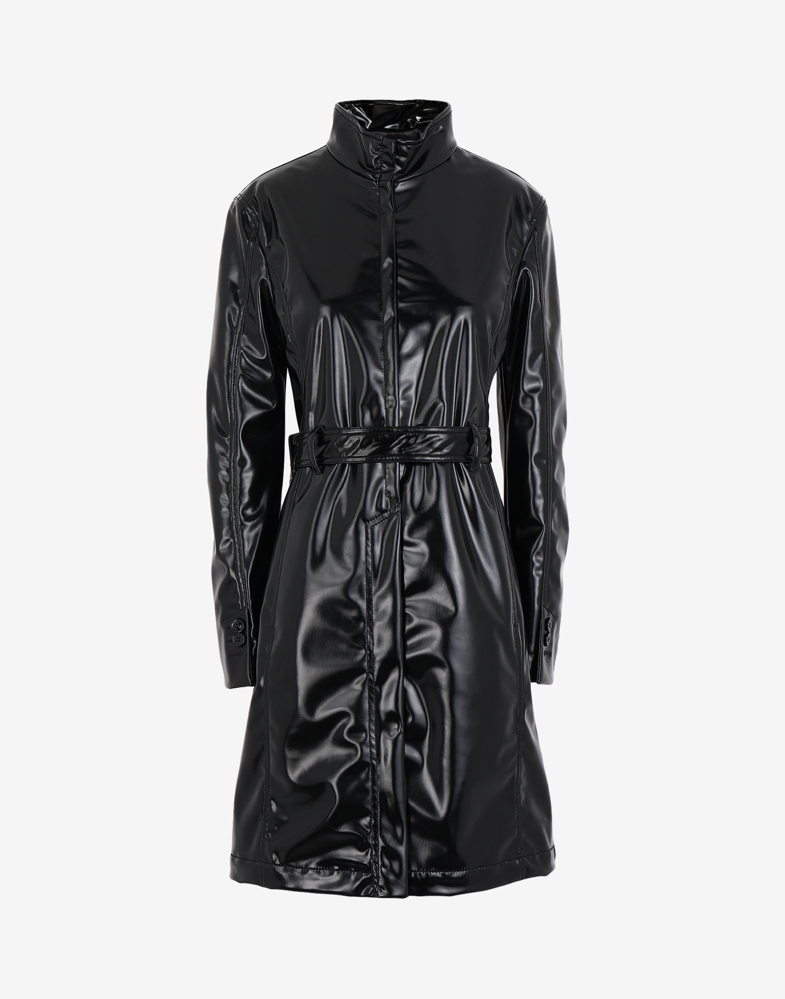 High-neck trench coat - 1