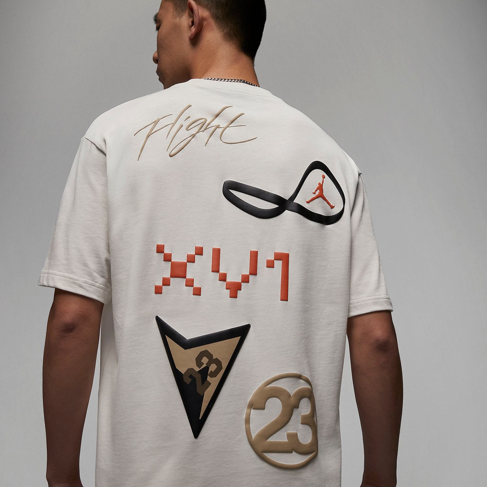 Air Jordan Flight Heritage 85 T-Shirts 'Beige' DX9562-030 - 2