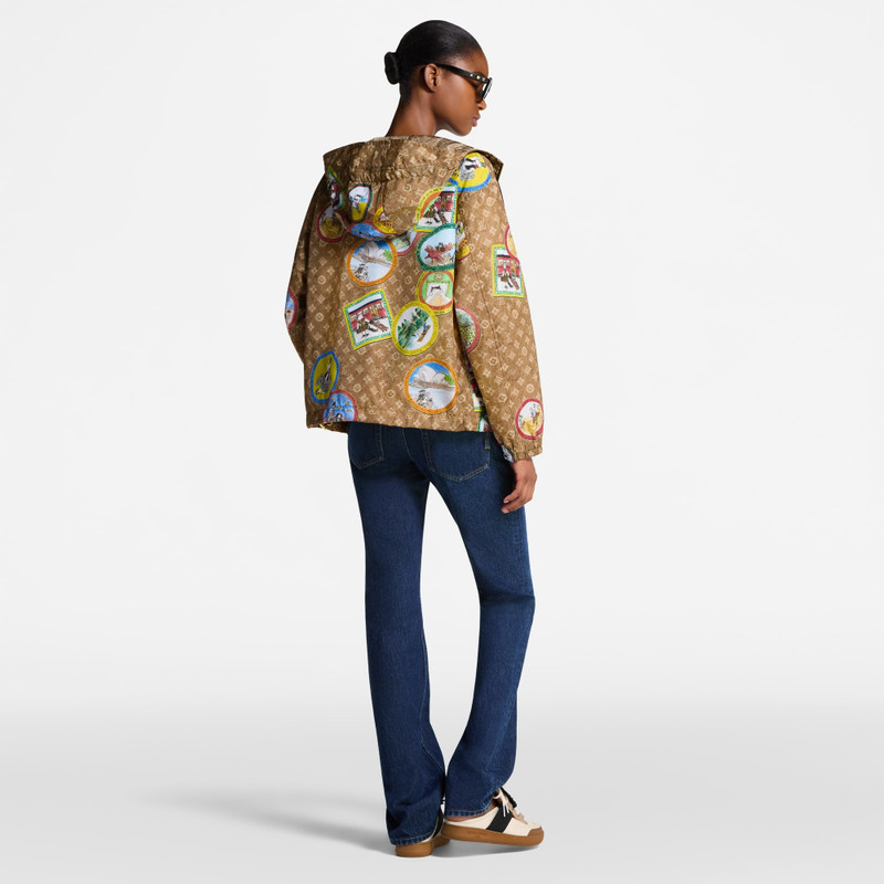 Monogram Cat Stamp Parka 5