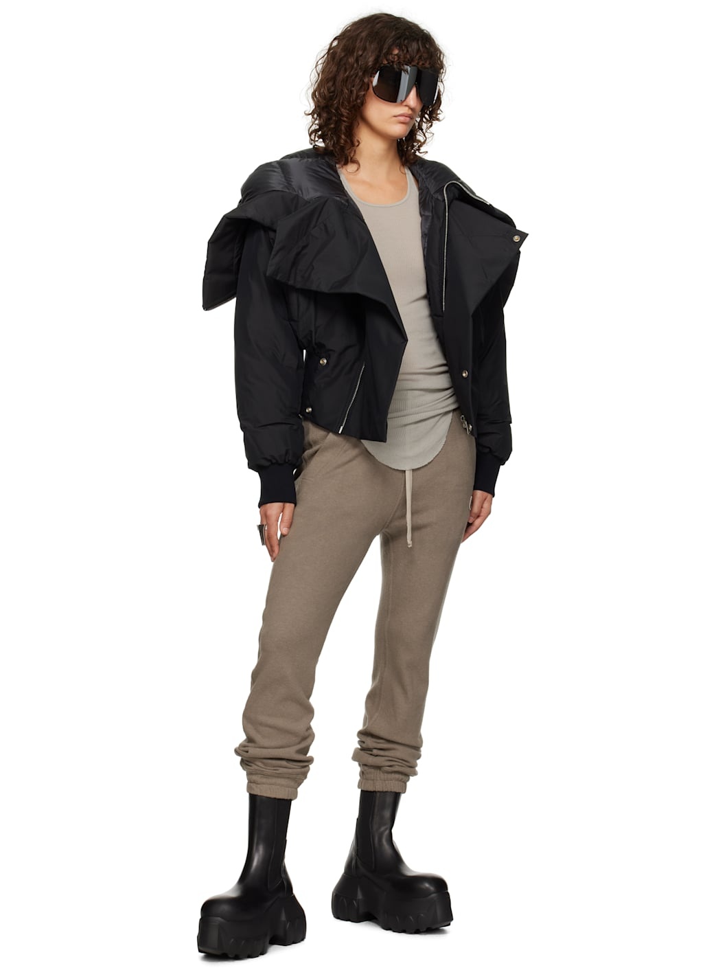Moncler + Rick Owens Gray Jogger Sweatpants - 5