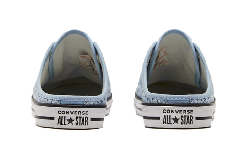 (WMNS) Converse Chuck Taylor All Star Slippers Blue/White 571944C 4