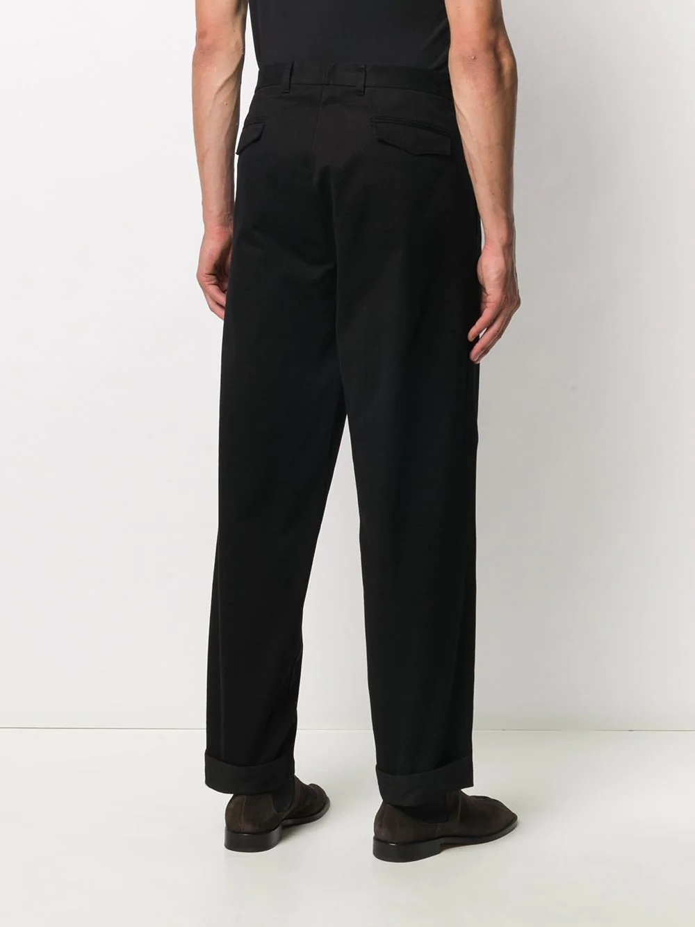 straight-leg tailored trousers - 4