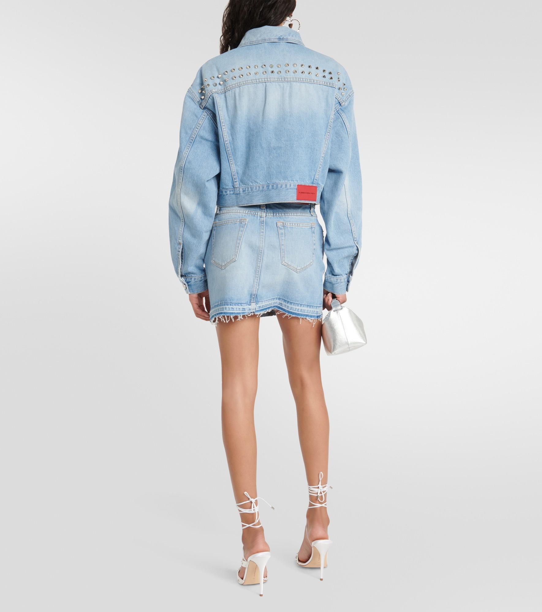 Embellished denim jacket - 3