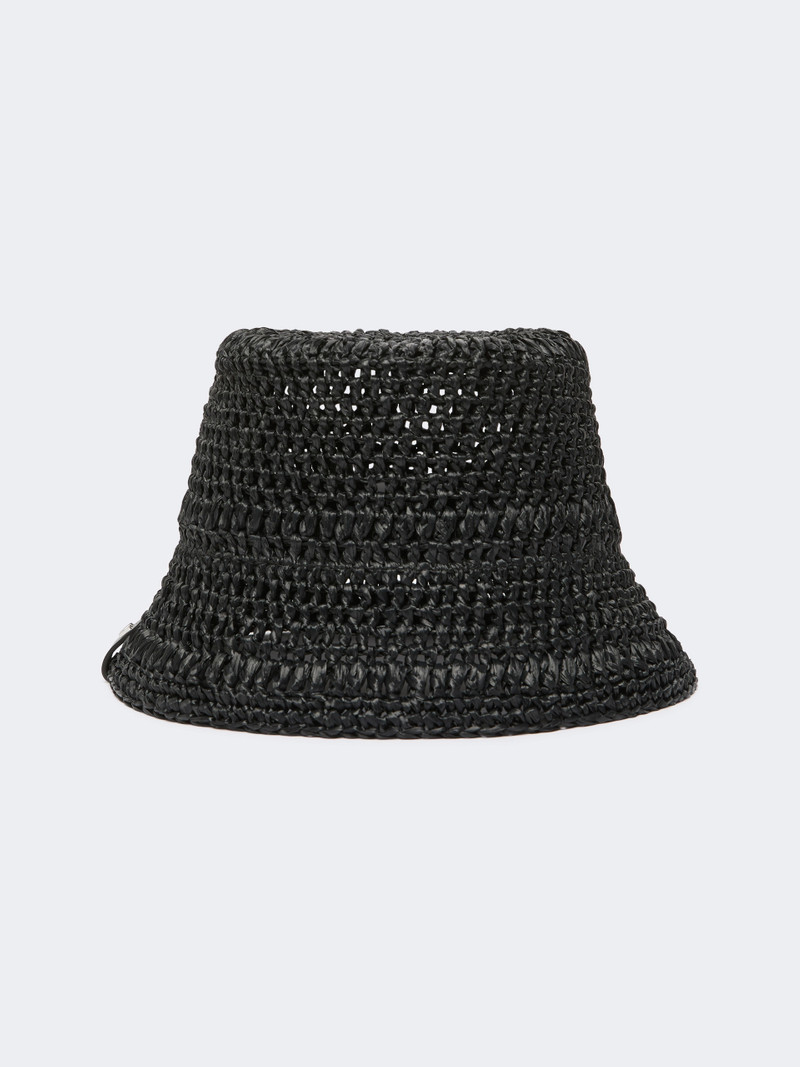 FRAGORE Crochet viscose hat - BLACK 1
