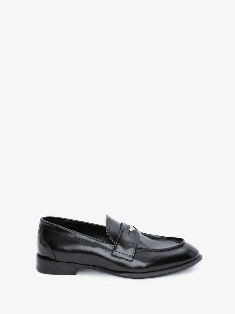 Seal Logo Loafer in Black/silver - 1