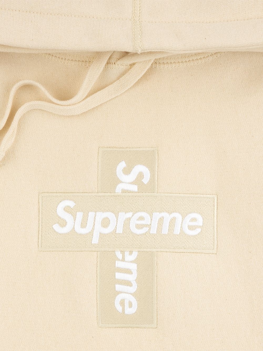 cross box logo hoodie - 3