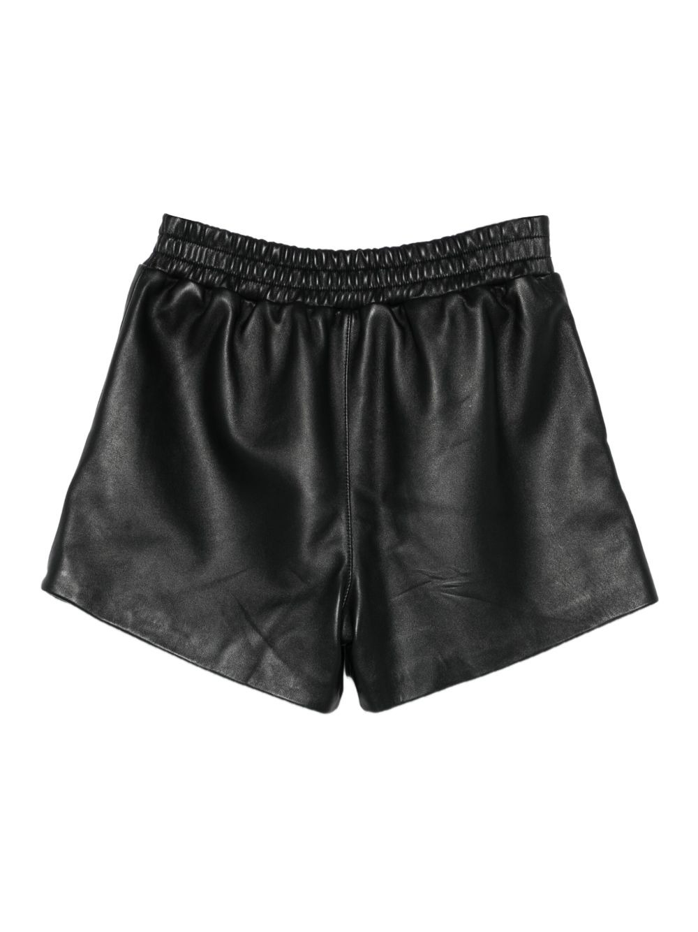 leather shorts - 2