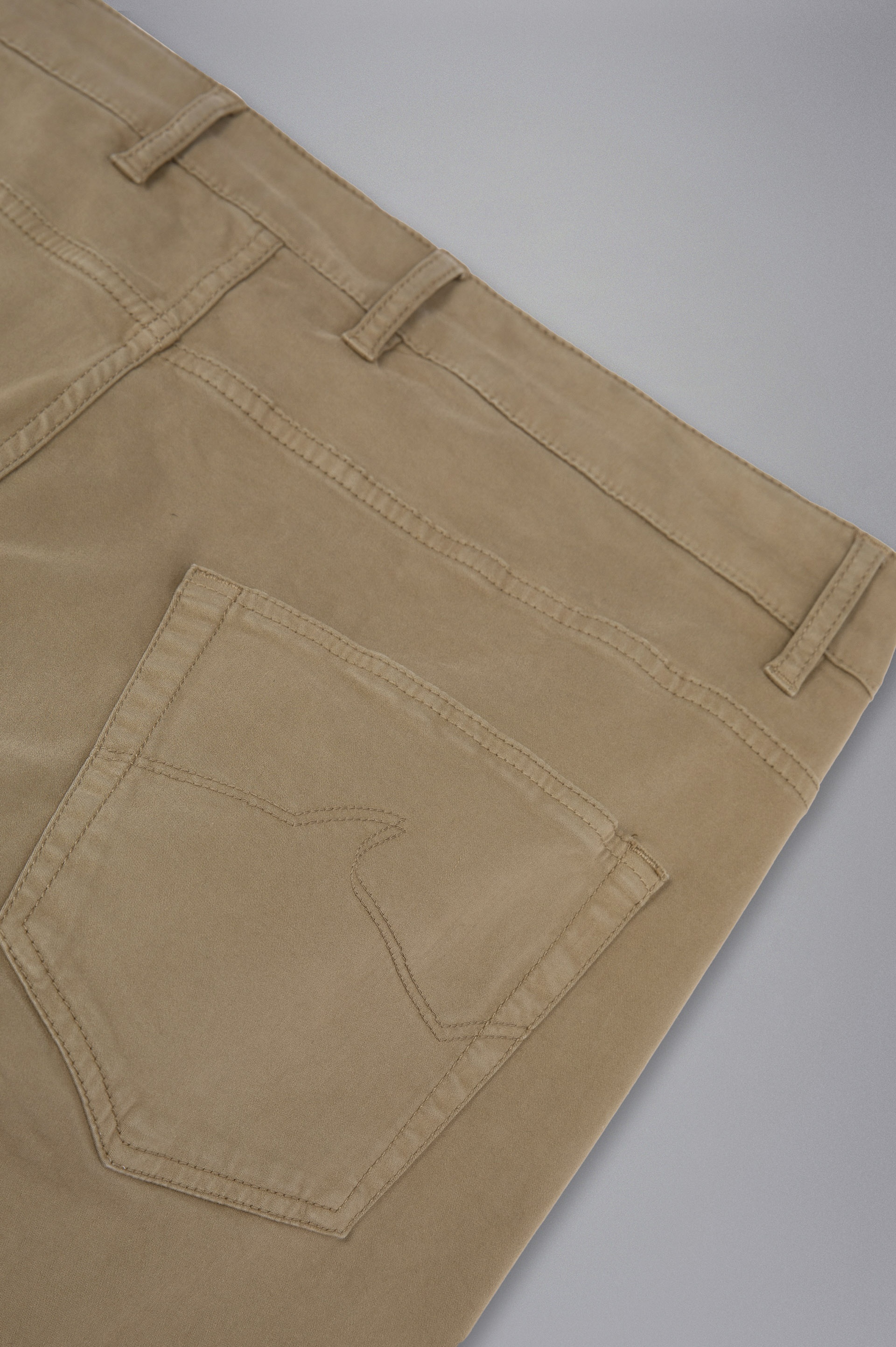 STRETCH COTTON 5-POCKETS TROUSERS - 5