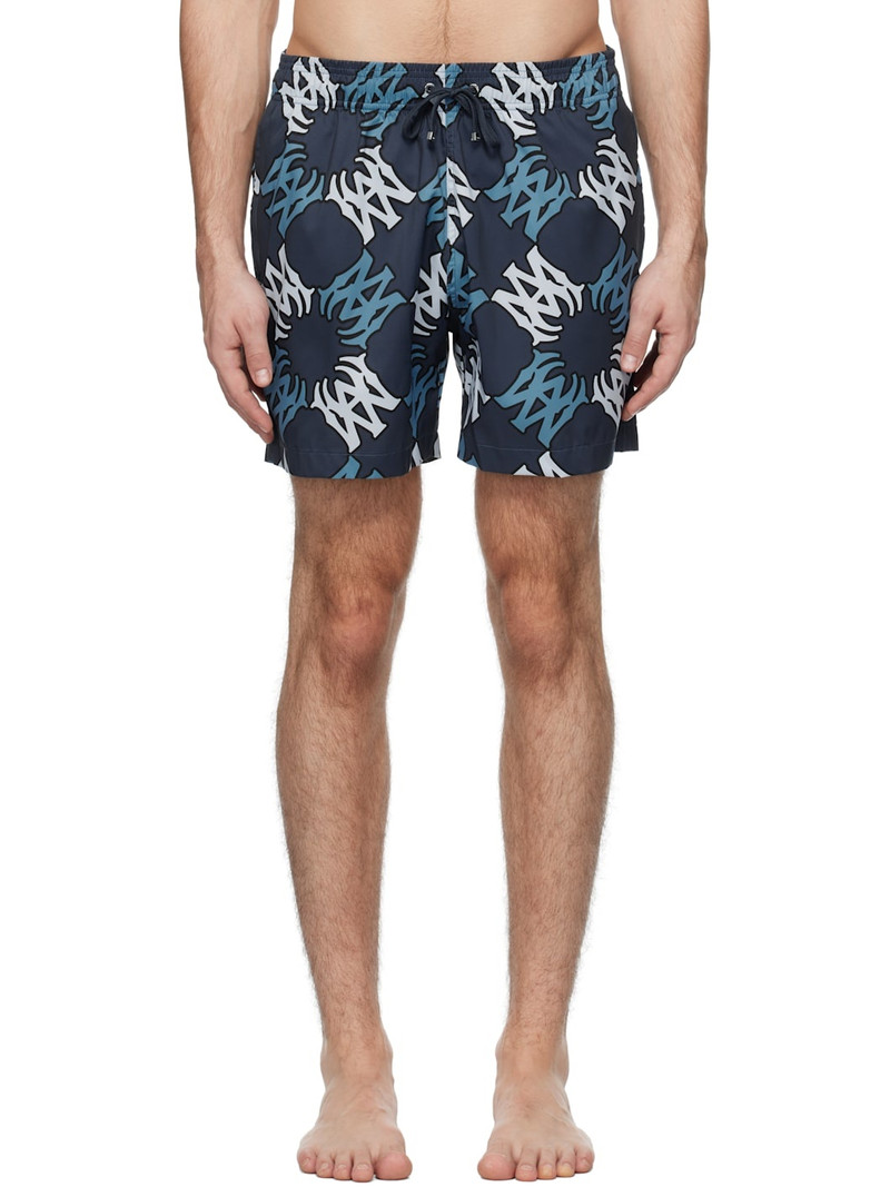 Navy MA Quad Swim Shorts 1