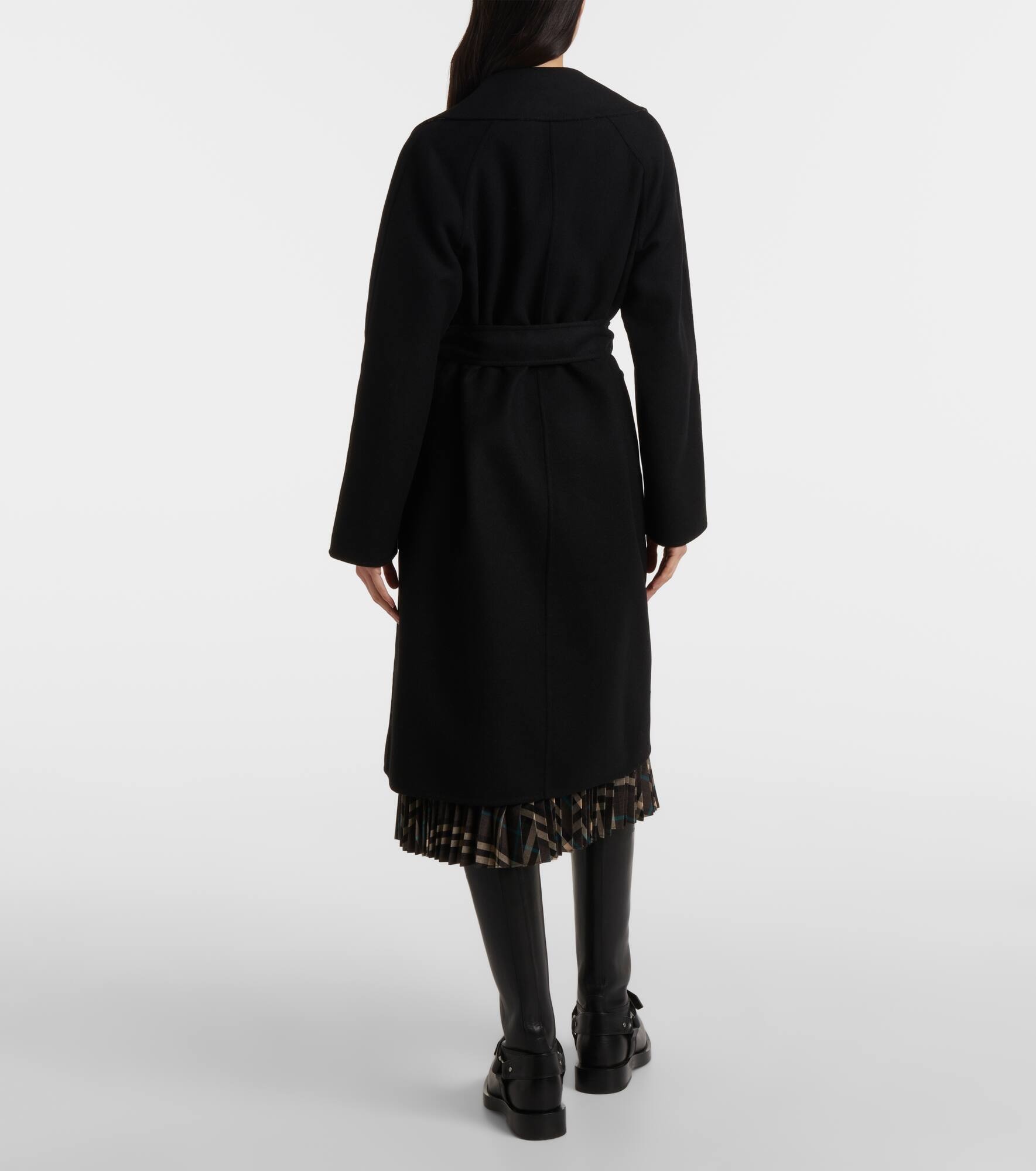 Wool wrap coat - 3