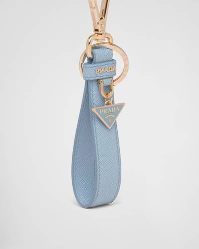 Prada Saffiano leather keychain outlook